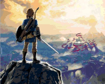 Breath of the Wild cross stitch pattern