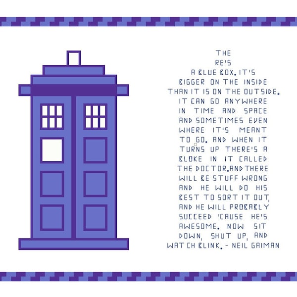 Neil Gaiman Quote - Tardis