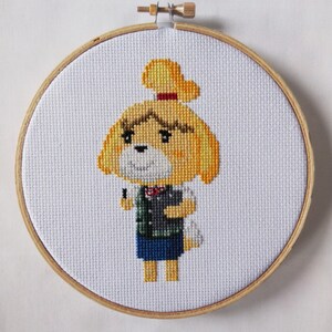 Animal Crossing Modèle de point de croix d'Isabelle image 2