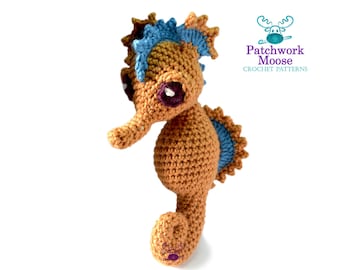 Seahorse Crochet Pattern PDF Instant Download - Josie