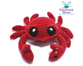 Crab Crochet Pattern PDF Instant Download - Jonah