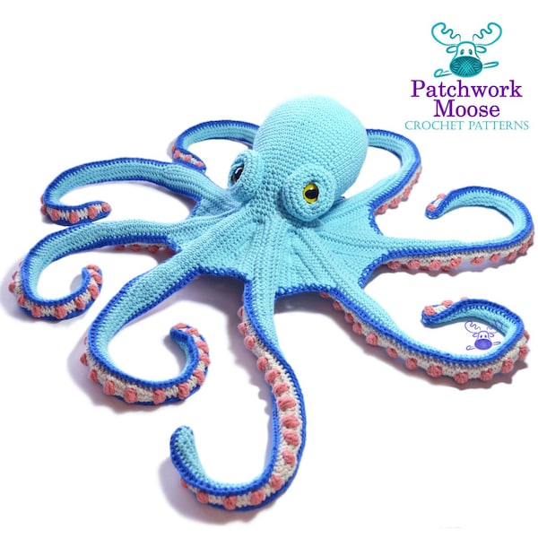 Octopus Crochet Pattern PDF Instant Download - Claude