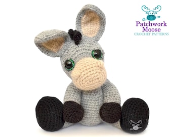 Donkey Amigurumi Crochet Pattern PDF Instant Download - Dylan