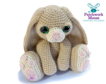 Bunny Rabbit Amigurumi Crochet Pattern PDF Instant Download - Benedict