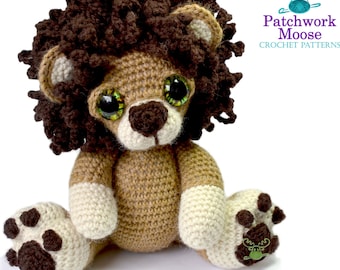 Lion Amigurumi Crochet Pattern PDF Instant Download - Sidney