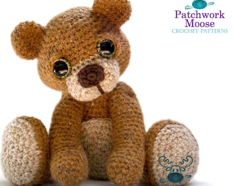 Teddy Bear Amigurumi Crochet Pattern PDF instant Download - Theo