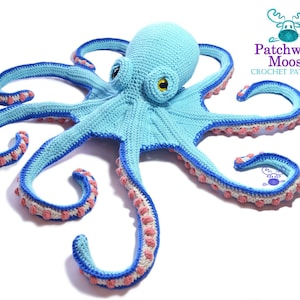 Octopus Crochet Pattern PDF Instant Download Claude image 1