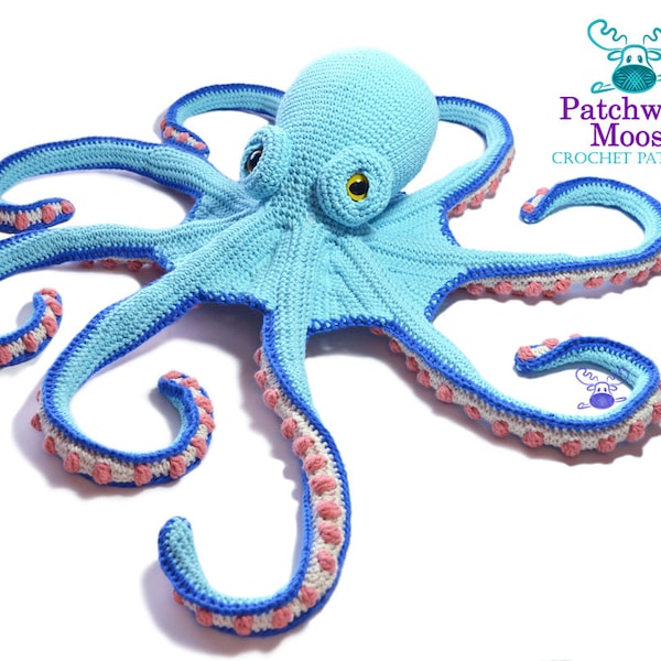 Octopus Crochet Pattern PDF Instant Download - Claude