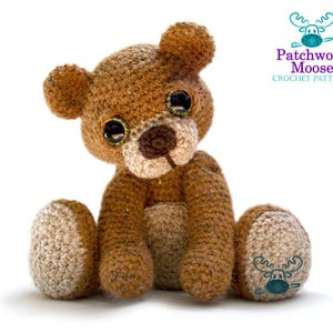 Teddy Bear Amigurumi Crochet Pattern PDF instant Download Theo image 1