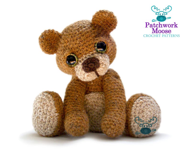 Teddy Bear Amigurumi Crochet Pattern PDF instant Download Theo image 1