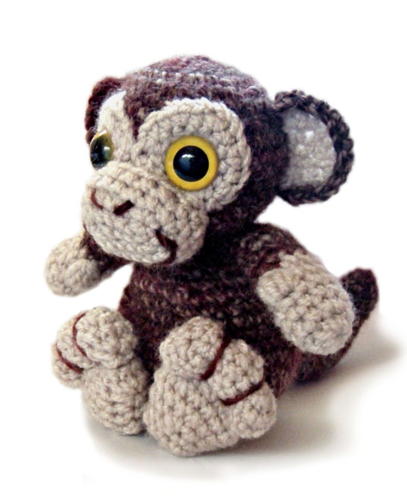 Monkey Amigurumi Crochet Pattern PDF Instant Download Oscar image 3