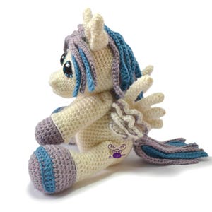 Pony, Pegasus and Unicorn Crochet Pattern PDF Bundle Penny, Perdita and Irma image 7