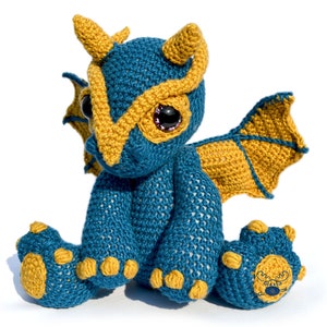 Dragon Amigurumi Crochet Pattern PDF Instant Download Clancy image 5