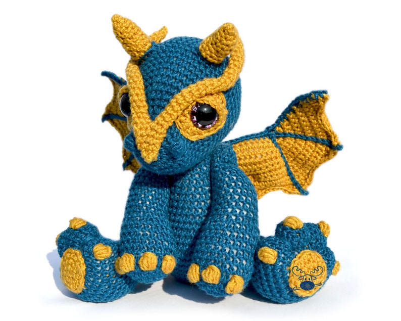 Dragon Amigurumi Crochet Pattern PDF Instant Download Clancy image 5