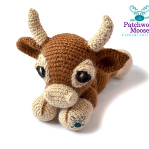 Cow Amigurumi Crochet Pattern PDF Instant Download - Clementine