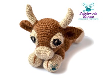 Cow Amigurumi Crochet Pattern PDF Instant Download - Clementine