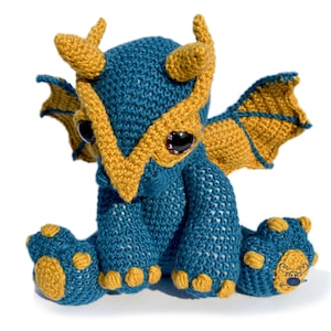 Dragon Amigurumi Crochet Pattern PDF Instant Download Clancy image 3