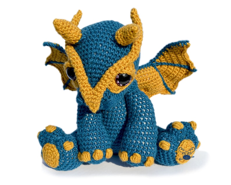 Dragon Amigurumi Crochet Pattern PDF Instant Download Clancy image 3