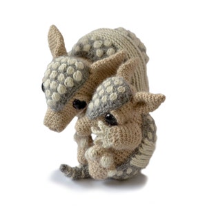 Armadillo Amigurumi Crochet Pattern Bundle PDF Instant Download Tilda and Earl image 2