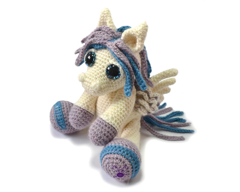 Pony, Pegasus and Unicorn Crochet Pattern PDF Bundle Penny, Perdita and Irma image 6