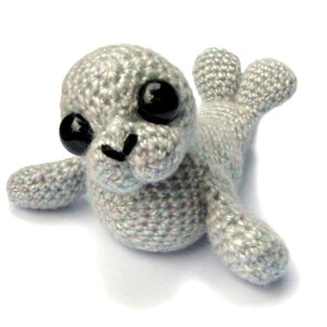 Seal Amigurumi Crochet Pattern PDF Instant Download Sable image 2