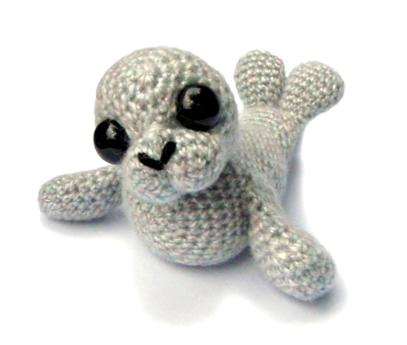 Seal Amigurumi Crochet Pattern PDF Instant Download Sable image 2