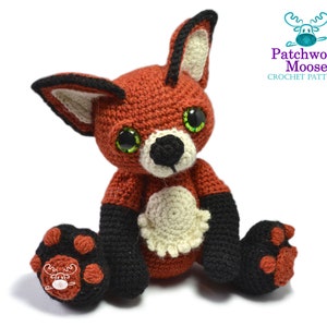 Fox Amigurumi Crochet Pattern PDF Instant Download Hartley image 1