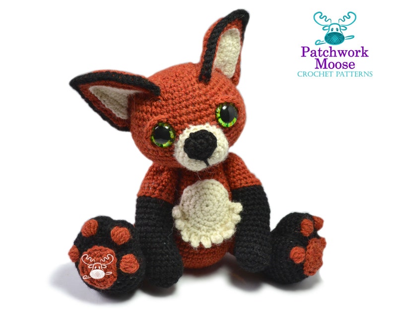 Fox Amigurumi Crochet Pattern PDF Instant Download Hartley image 1