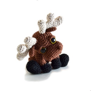 Moose Amigurumi Crochet Pattern PDF Instant Download Mostyn image 2