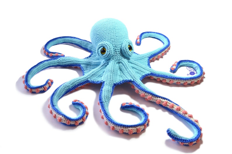 Oktopus-Häkelmuster PDF-Sofort-Download Claude Bild 3