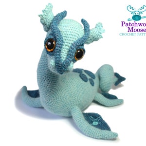 Loch Ness Monster Crochet Pattern PDF Instant Download Nessie image 1