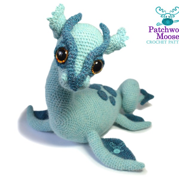 Loch Ness Monster Crochet Pattern PDF Instant Download - Nessie