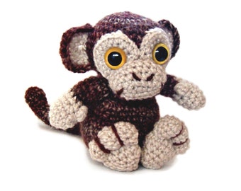 Patrón Mono Amigurumi Crochet PDF Descarga Instantánea - Oscar