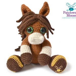 Horse Pony Crochet Pattern PDF Instant Download - Penny