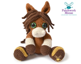 Horse Pony Crochet Pattern PDF Instant Download - Penny