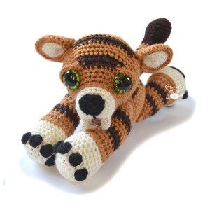 Sabre-tooth Tiger Amigurumi Crochet Pattern PDF Instant Download Stanley image 4