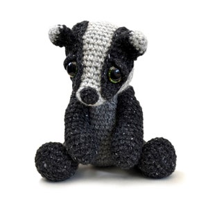 Amigurumi Badger Crochet Pattern PDF Instant Download Ambrose image 4