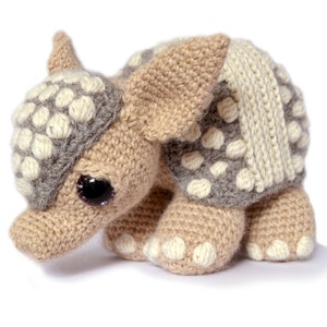 Modèle au crochet tatou Amigurumi PDF à téléchargement immédiat - Tilda