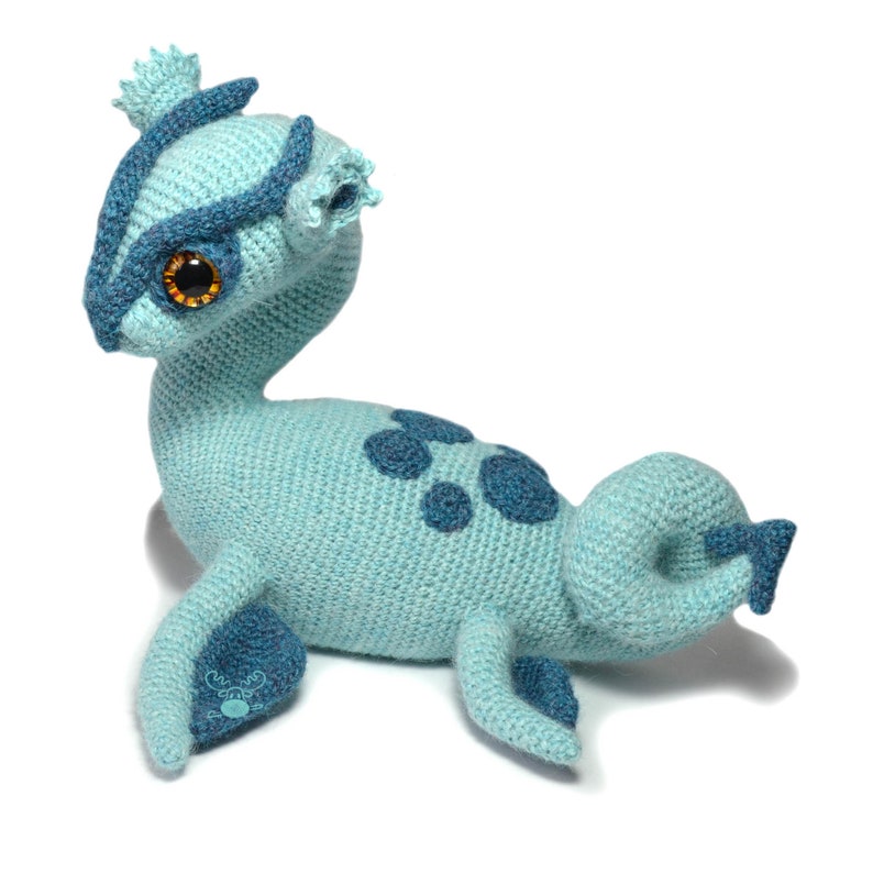 Loch Ness Monster Crochet Pattern PDF Instant Download Nessie image 5