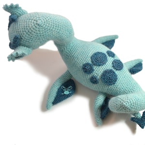 Loch Ness Monster Crochet Pattern PDF Instant Download Nessie image 9