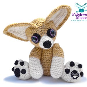 Fennec Fox Crochet Pattern PDF Instant Download - Newton