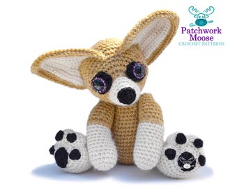 Fennec Fox Crochet Pattern PDF Instant Download - Newton