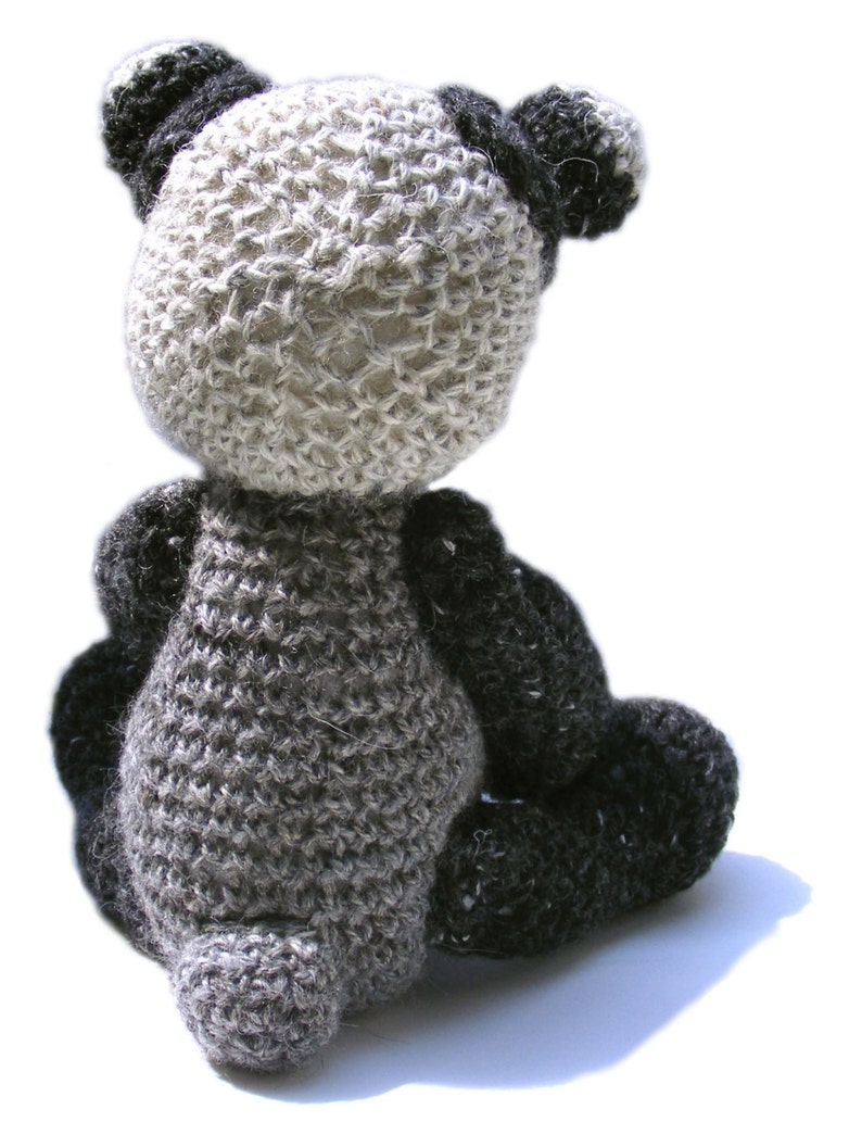 Amigurumi Badger Crochet Pattern PDF Instant Download Ambrose image 5