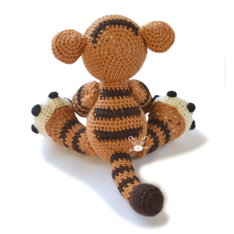 Sabre-tooth Tiger Amigurumi Crochet Pattern PDF Instant Download Stanley image 7