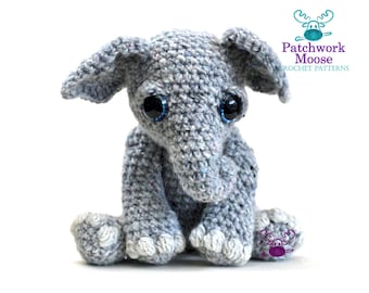 Elephant Amigurumi Crochet Pattern PDF Instant Download - Tilly