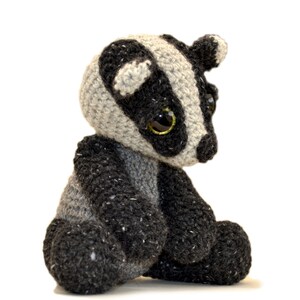 Amigurumi Badger Crochet Pattern PDF Instant Download Ambrose image 3