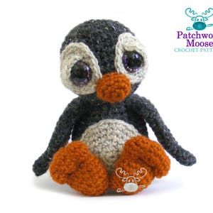 Penguin Amigurumi Crochet Pattern PDF Instant Download Wilbur image 1