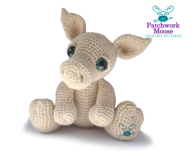 Pig Amigurumi Crochet Pattern PDF Instant Download Herbie image 1