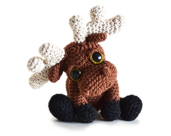 Patrón de Ganchillo Alce Amigurumi PDF Descarga Instantánea - Mostyn