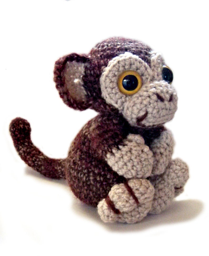 Monkey Amigurumi Crochet Pattern PDF Instant Download Oscar image 2